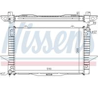 Nissens Radiatore raffreddamento motore 65546A – alette saldate per Volvo S70/V70 I