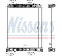 NISSENS 67179 Radiatore motore