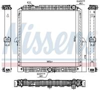 NISSENS 67192 Radiatore, Raffreddamento motore per MERCEDES-BENZ