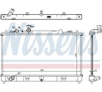 NISSENS 68507 Radiatore, Raffreddamento motore per MAZDA