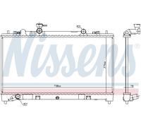Radiatore Acqua Motore Adatto A per Mazda 6 Familiare Gh 2.2 Mzr-Cd 2.0