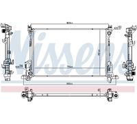 NISSENS 686807 Radiatore motore