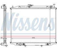 Radiatore NISSENS 68709A