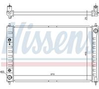 NISSENS 68743 Radiatore, Raffreddamento motore per NISSAN