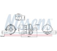 NISSENS 832169 Pompa acqua ausiliaria