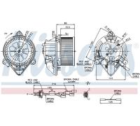 Ventilatore interno NISSENS 87042