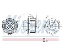 Ventola abitacolo 87056 NISSENS per FIAT LANCIA