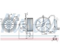NISSENS 87068 Ventilatore abitacolo