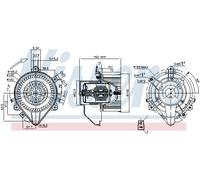 Ventilatore interno NISSENS 87131
