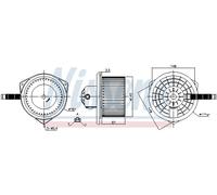 NISSENS 87142 Ventilatore abitacolo