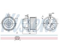 NISSENS 87269 Ventilatore abitacolo