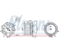 NISSENS 87292 Ventilatore abitacolo per CITROËN,FIAT,OPEL,PEUGEOT,VAUXHALL