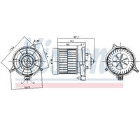 NISSENS 87312 Ventilatore abitacolo per FORD