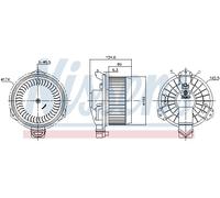 Ventilatore interno NISSENS 87365