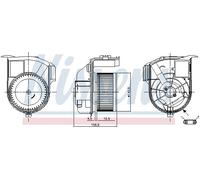 Ventilatore interno NISSENS 87393