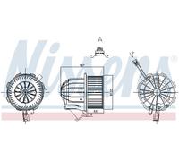 NISSENS 87428 Ventilatore abitacolo