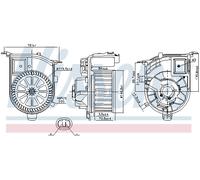 Ventilatore interno NISSENS 87450