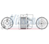 NISSENS 87490 Ventilatore abitacolo per FORD