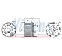 NISSENS 87491 Ventilatore abitacolo per FORD