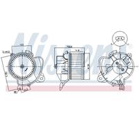 Ventilatore interno NISSENS 87574