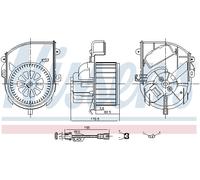 NISSENS 87651 Ventilatore abitacolo per CITROËN,FIAT,PEUGEOT