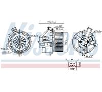 NISSENS 87691 Ventilatore abitacolo