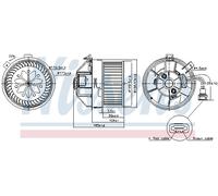 Ventilatore interno NISSENS 87704
