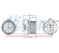 NISSENS 87744 Ventilatore abitacolo