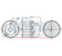 Ventilatore interno NISSENS 87817
