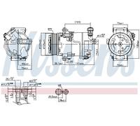 NISSENS 890006 Compressore, Climatizzatore per OPEL,VAUXHALL