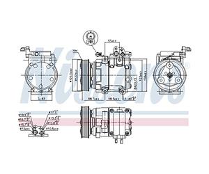 Nissens 890129 condizionatore d' aria