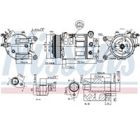 NISSENS 890226 Compressore aria condizionata