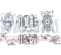 NISSENS 890292 Compressore aria condizionata