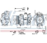 NISSENS 890306 Compressore, Climatizzatore per LAND ROVER