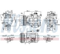 NISSENS 890315 Compressore aria condizionata