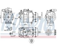 NISSENS 890637 Compressore aria condizionata
