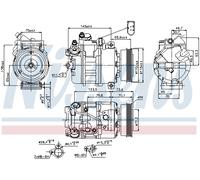 Nissens 89073 Clima compressori