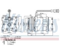 NISSENS 89078 Compressore aria condizionata