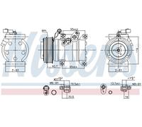 NISSENS 891006 Compressore aria condizionata