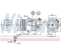 NISSENS 89392 Compressore aria condizionata