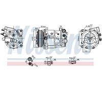 NISSENS 89398 Compressore aria condizionata