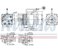 NISSENS 89439 Compressore, Climatizzatore per VOLVO