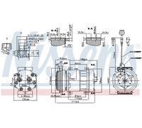 NISSENS 89469 Compressore aria condizionata