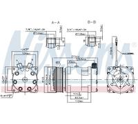 NISSENS 89632 Compressore, Climatizzatore