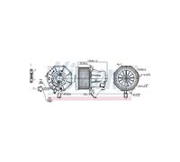 NISSENS 8K1820021A Motore Elettrico Ventola Abitacolo Audi A4 A5 Q5