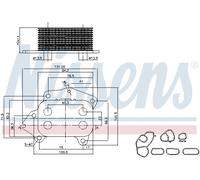 RIDEX 469O0003 Radiatore olio motore per FORD Fiesta Mk6 Schrägheck (JA8, JR8)