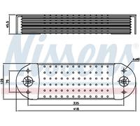 Nissens Radiatore olio motore 90764 per Volvo FH12 (1998-2005)