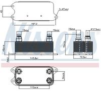 NISSENS 90909 Radiatore olio, Cambio automatico per MERCEDES-BENZ