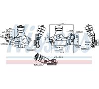 Radiatore Olio 70 x 140 Adatto A per Opel Astra J Corsa D S07 A05 Saab 9-5 YS3G