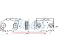 NISSENS 91466 Radiatore olio motore